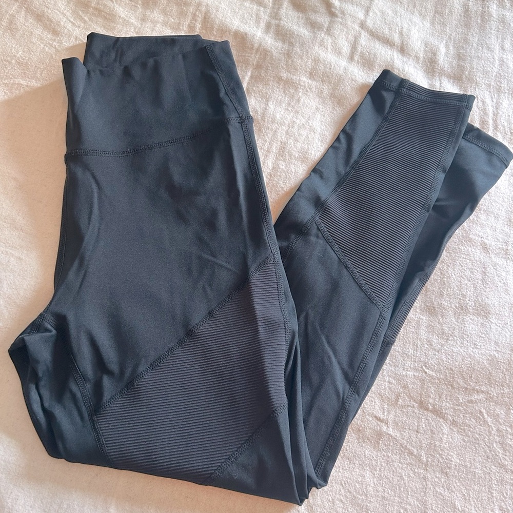 🖤 ZYIA Active Black Legging 7/8 Sz 8-10